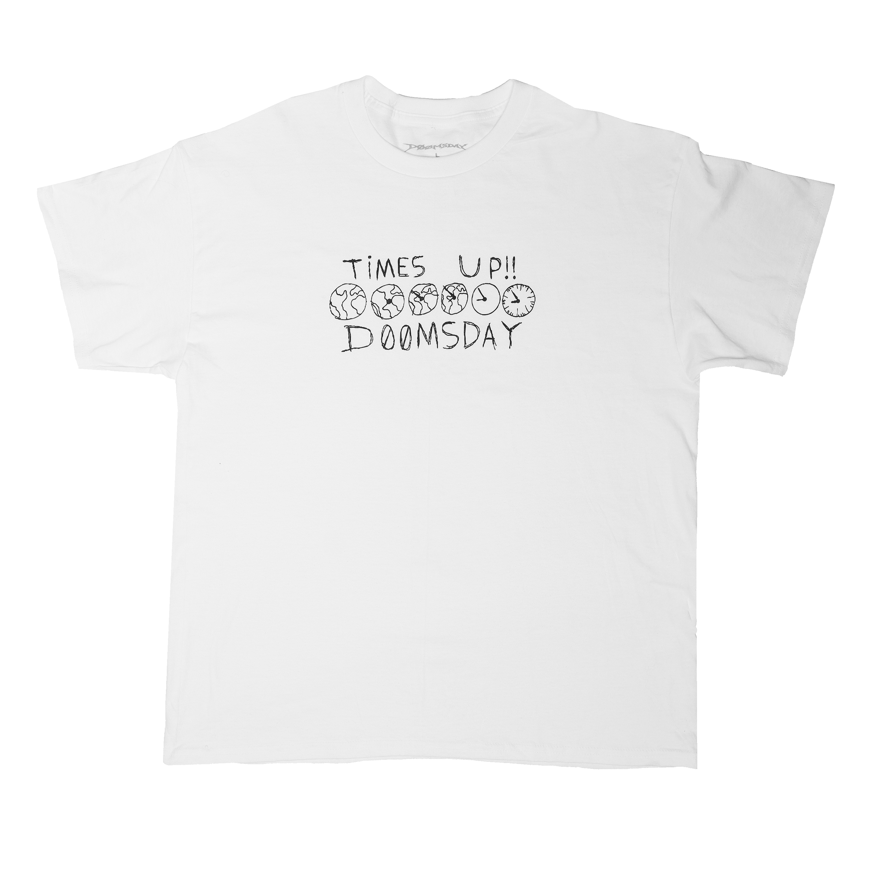 Times Up White Tee